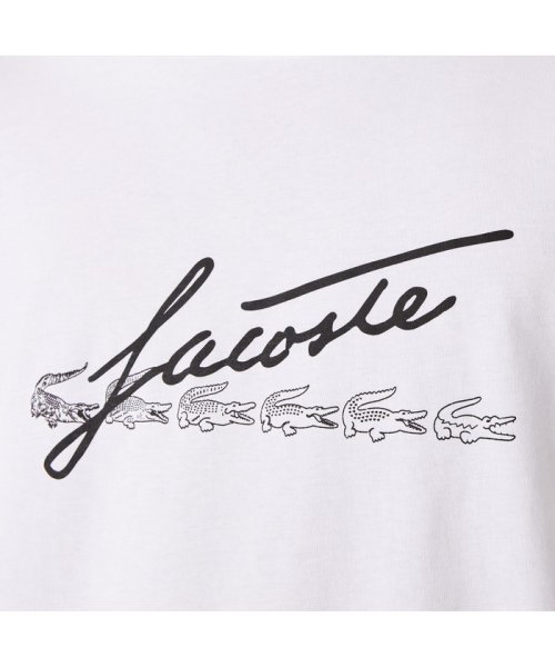 LACOSTE Mens(ラコステ　メンズ)/スクリプトブランドネームロゴプリントTシャツ/img03