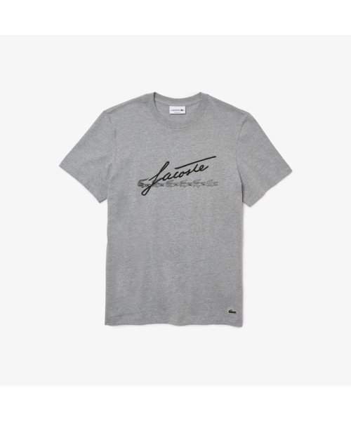 LACOSTE Mens(ラコステ　メンズ)/スクリプトブランドネームロゴプリントTシャツ/img07
