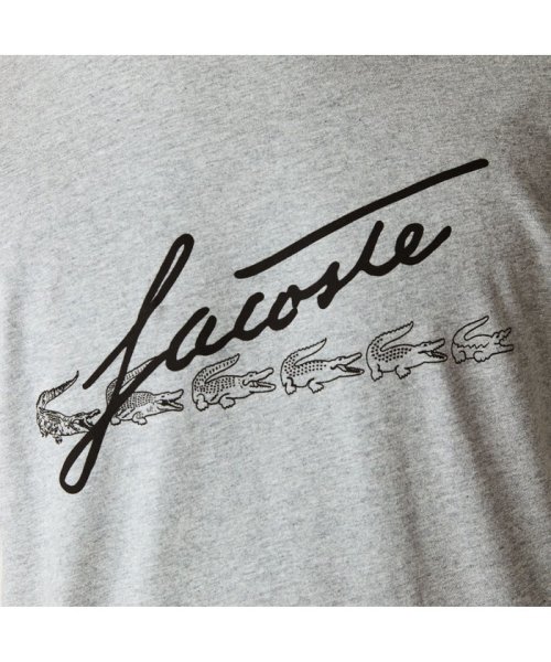 LACOSTE Mens(ラコステ　メンズ)/スクリプトブランドネームロゴプリントTシャツ/img08