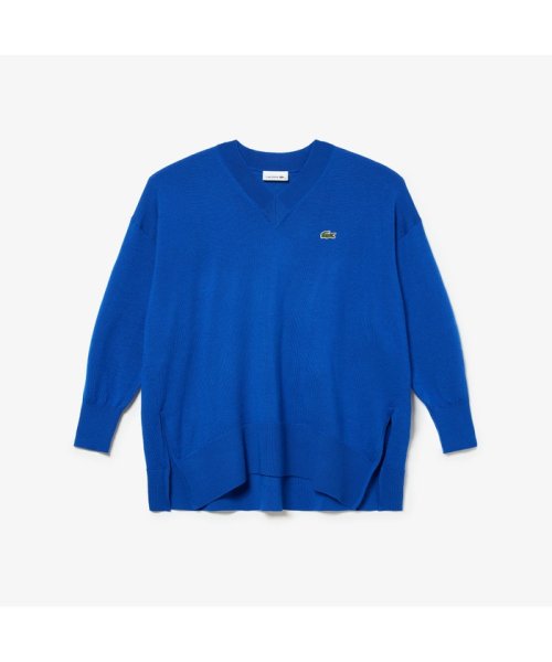 LACOSTE(ラコステ)/ウォッシャブルウールVネックニットセーター/img20