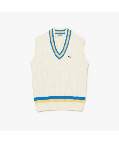 LACOSTE Mens(ラコステ　メンズ)/Vネックテニスベスト/img01