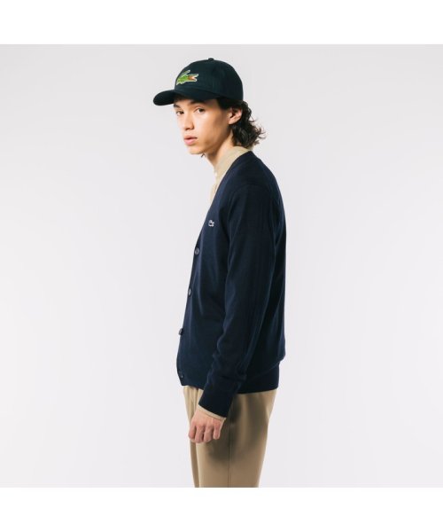 LACOSTE Mens(ラコステ　メンズ)/ウォッシャブルウールVネックニットカーディガン/img14