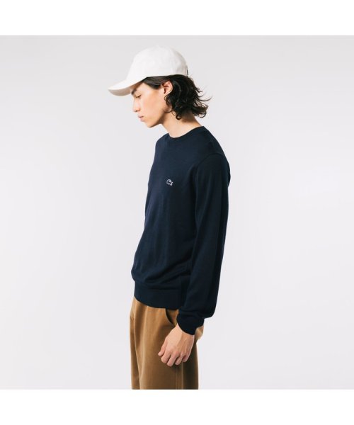 LACOSTE Mens(ラコステ　メンズ)/ウォッシャブルウールクルーネックニットセーター/img13