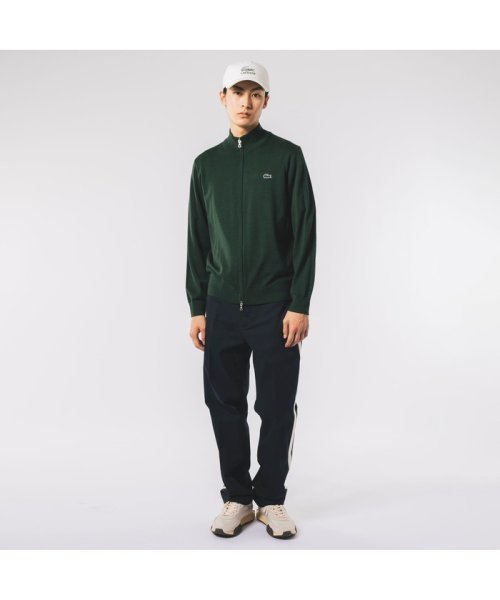 LACOSTE Mens(ラコステ　メンズ)/ウォッシャブルウールジップアップニットセーター/img03