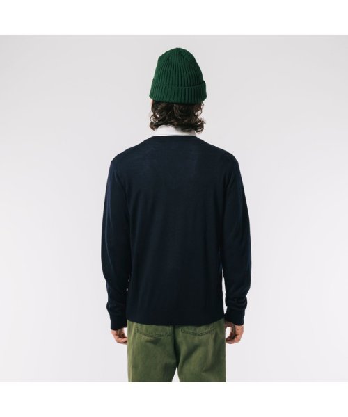 LACOSTE Mens(ラコステ　メンズ)/ウォッシャブルウールVネックニットセーター/img11