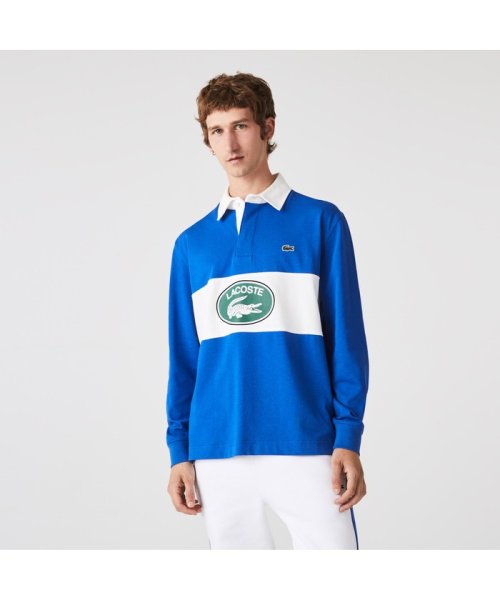 LACOSTE Mens(ラコステ　メンズ)/パネルボーダーヘリテージグラフィックラガーシャツ/img10