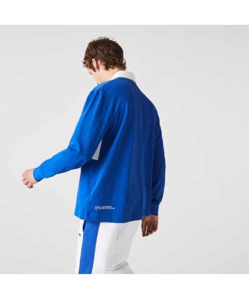 LACOSTE Mens(ラコステ　メンズ)/パネルボーダーヘリテージグラフィックラガーシャツ/img11