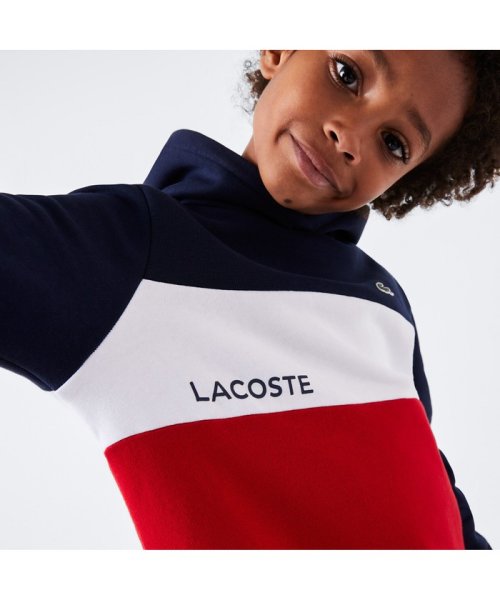 LACOSTE KIDS(ラコステ　キッズ)/トリコロールカラーブロックKIDSプロオーバーフーディ/img02