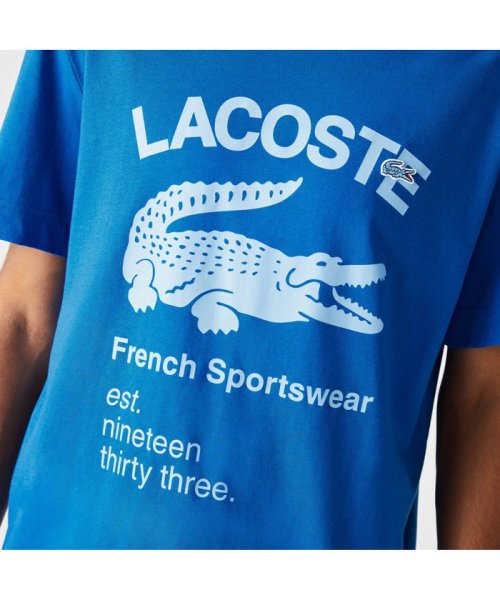 LACOSTE Mens(ラコステ　メンズ)/トーン・オン・トーングラフィックTシャツ/img05