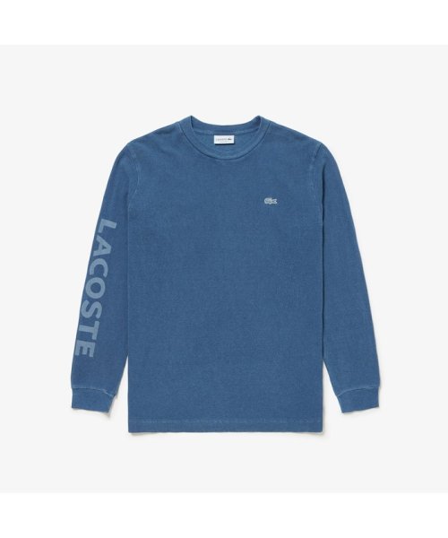 LACOSTE Mens(ラコステ　メンズ)/インディゴピケロングスリーブTシャツ/img03