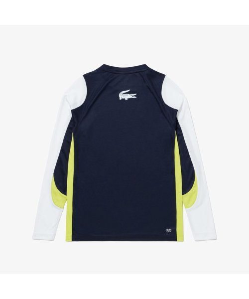 LACOSTESPORTS MENS(ラコステスポーツ　メンズ)/スリーブ配色テクニカル鹿の子地ロングスリーブTシャツ/img02