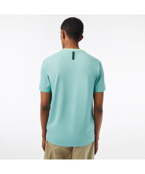 LACOSTE Mens(ラコステ　メンズ)/エコ鹿の子地ジャカードネックTシャツ/img02