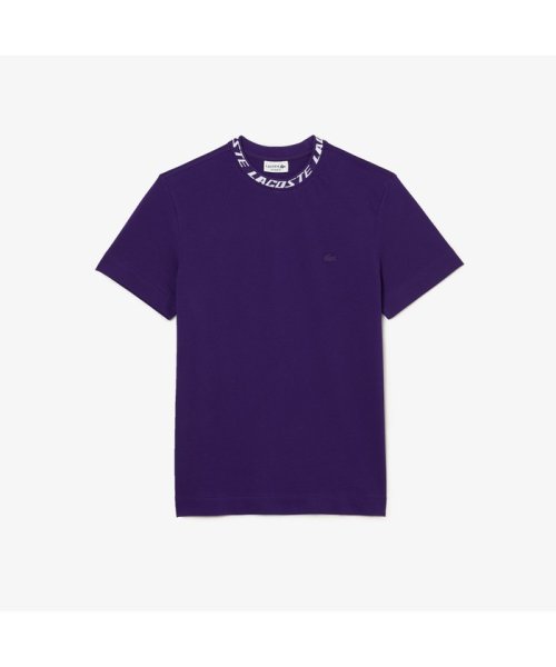 LACOSTE Mens(ラコステ　メンズ)/エコ鹿の子地ジャカードネックTシャツ/img07