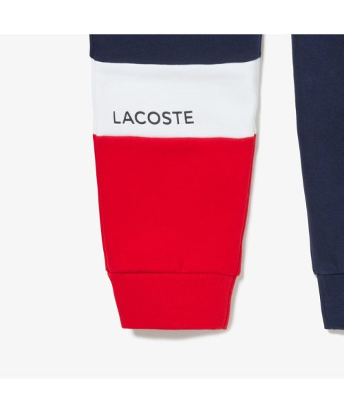 LACOSTE KIDS(ラコステ　キッズ)/トリコロールカラーブロックKIDSスウェットパンツ/img05