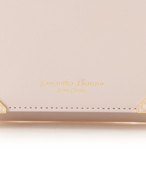 Samantha Thavasa Petit Choice(サマンサタバサプチチョイス)/ゴールドフラワーモチーフ 折財布/img04