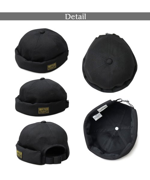 Besiquenti(ベーシックエンチ)/ブラックタグ フィッシャーマンキャップ ロールキャップ 帽子 メンズ カジュアル シンプル/img07