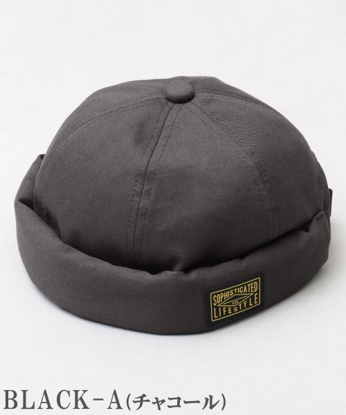 Besiquenti(ベーシックエンチ)/ブラックタグ フィッシャーマンキャップ ロールキャップ 帽子 メンズ カジュアル シンプル/img15