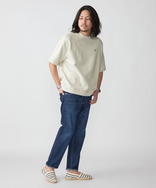 SHIPS MEN(シップス　メン)/*SHIPS: ALBINI ワンポイント ロゴ コットン/カシミヤ ラグラン スウェット Tシャツ/img17