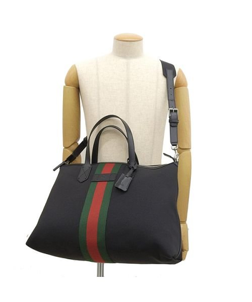 GUCCI(グッチ)/GUCCI グッチ WEB STRIPE ショルダー ビジネス バッグ 2WAY/img05