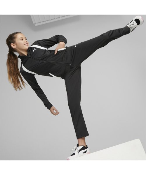 PUMA(PUMA)/キッズ ガールズ ポリ トリコット トレーニング スーツ 上下セット 120－160cm/img04