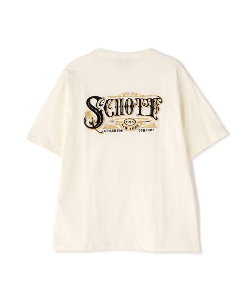 Schott(ショット)/S/S HENLEY NECK T－SHIRT "EMBROIDERED SCHOTT"/ヘンリーネック刺繍Tシャツ/img16