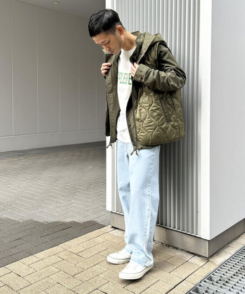 ナイロンタッサー ４ＷＡＹ モッズコート［フーデットベストセット］ 