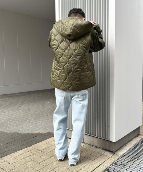 ナイロンタッサー ４ＷＡＹ モッズコート［フーデットベストセット］ 