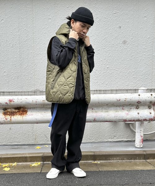 ナイロンタッサー ４ＷＡＹ モッズコート［フーデットベストセット］ 