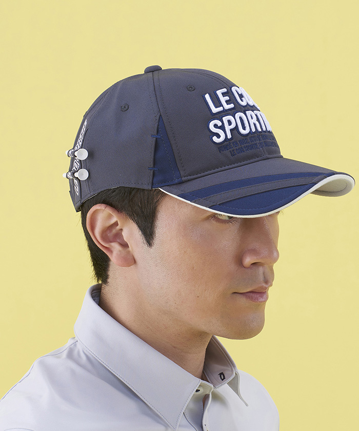 ≪ゴルファーズ≫キャップ (ラウンディッシュ芯/サングラス差し込み