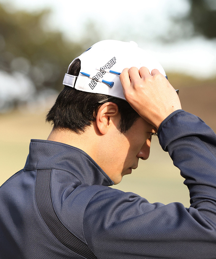 オカン　ゴルフ冬用キャップ帽　 トップドライプーツの2点 ≪ゴルファーズ≫キャップ (ラウンディッシュ芯/サングラス差し込み