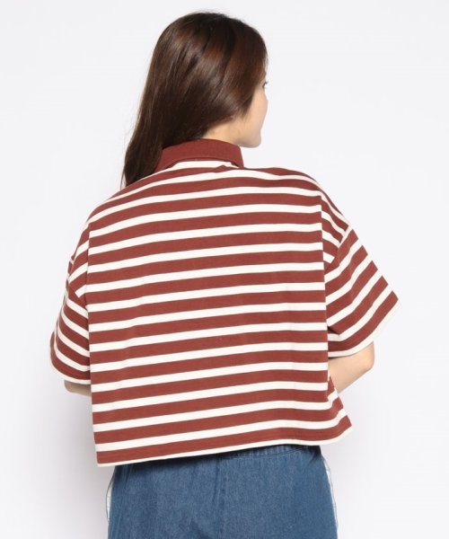 LEVI’S OUTLET(リーバイスアウトレット)/ASTRID POLO CINNAMON_ FIRED BRICK STRIPE/img02