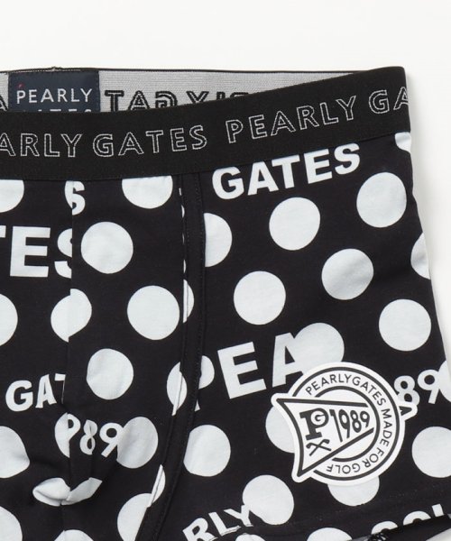 PEARLY GATES(パーリーゲイツ)/パーリーゲイツ　ドット＆ロゴ柄　ボクサーパンツ(M－L)/img02