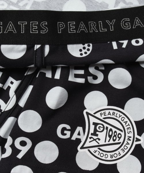 PEARLY GATES(パーリーゲイツ)/パーリーゲイツ　ドット＆ロゴ柄　ボクサーパンツ(LL)/img03