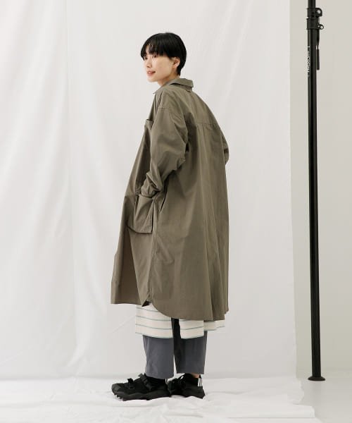 EKAL(EKAL)/『撥水』『UVカット』『別注』BURLAP OUTFITTER×EKAL　サプレックスナイロンシャツワンピース/img19