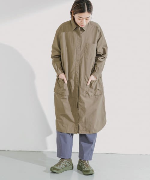 EKAL(EKAL)/『撥水』『UVカット』『別注』BURLAP OUTFITTER×EKAL　サプレックスナイロンシャツワンピース/img22