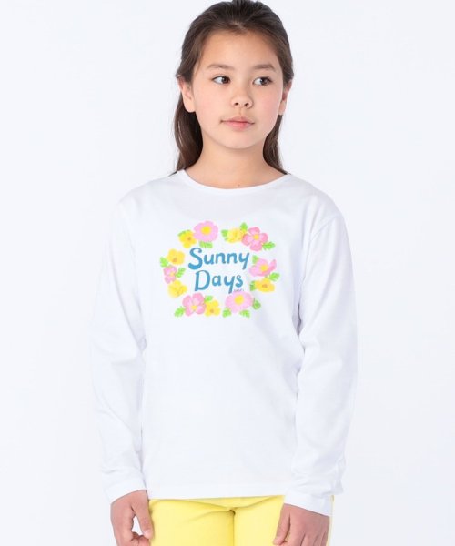 SHIPS KIDS(シップスキッズ)/SHIPS KIDS:140～150cm / サニーデイズ プリント 長袖 TEE/img01