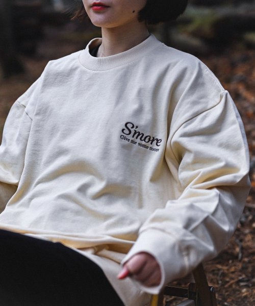 S'more(スモア)/【 S'more 】COTTON CREW NECK BIG SWEAT － S'more recipe/img08