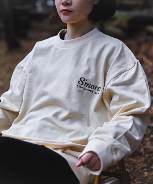 S'more(スモア)/【 S'more 】COTTON CREW NECK BIG SWEAT － S'more recipe/img09