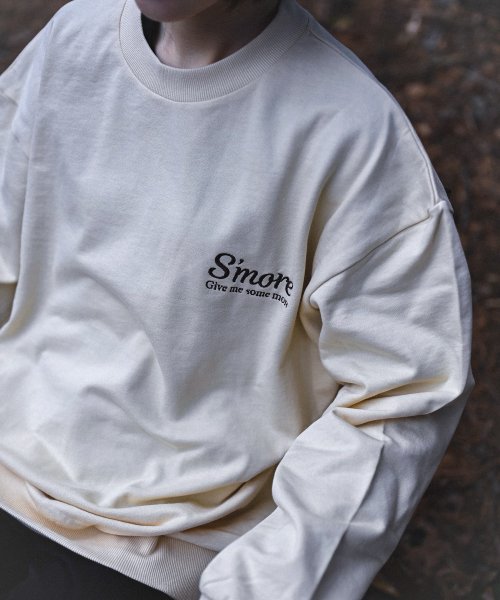 S'more(スモア)/【 S'more 】COTTON CREW NECK BIG SWEAT － S'more recipe/img10