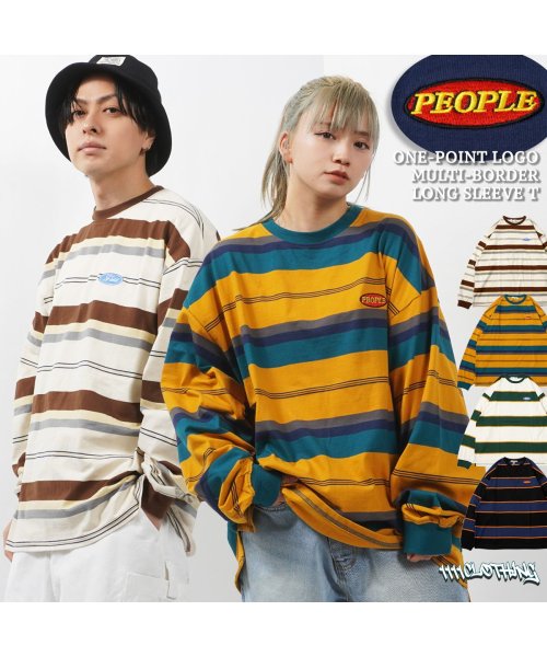 セール】ロンT メンズ 長袖tシャツ レディース ボーダー ワンポイント 刺繍 長袖 tシャツ オーバーサイズ トップス カットソー 大きいサイズ 韓国ファッション 春(505176804) ワンフォークロージング(1111clothing) MAGASEEK ヴィンテージ Tシャツ トップス 長袖 大きいサイズ メンズ