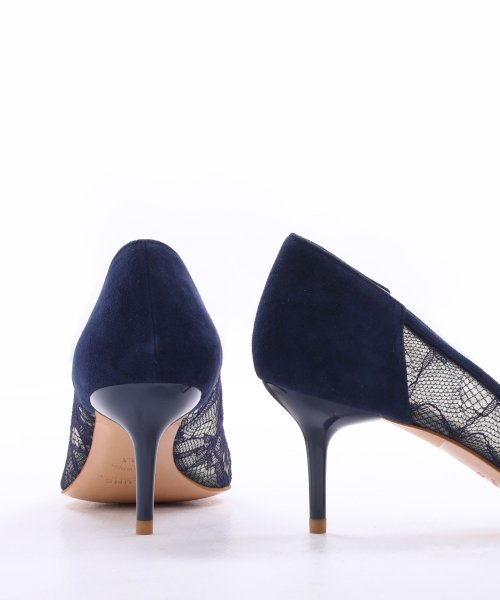 ポインテッドチュールパンプス 