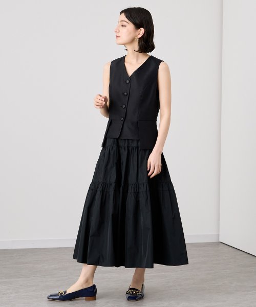 シャンブレータフタティアード スカート D1610834111(12441円)