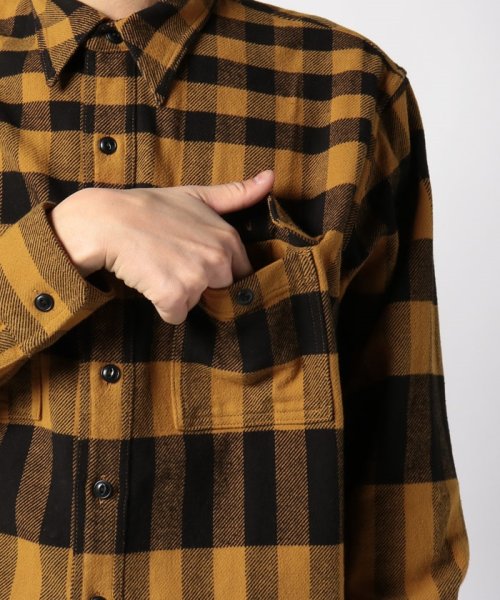 LEVI’S OUTLET(リーバイスアウトレット)/LMC SCOUT SHIRT WARPED PLAID JET BLACK P/img04