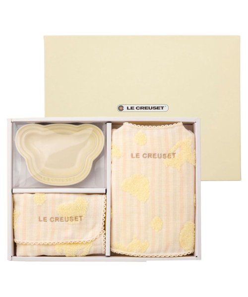 LE CREUSET(ル・クルーゼ)/ル・クルーゼ Le Creuset 食器 スタイ 今治タオル 3点セット よだれかけ 男の子 女の子 キッズ 子供 離乳食 断熱 オーブン 食洗器対応 ベビー /img05