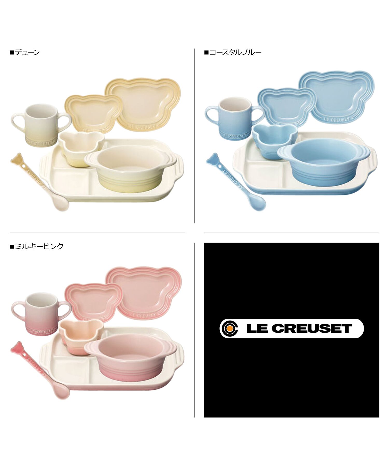 LE CREUSET お食い初め食器