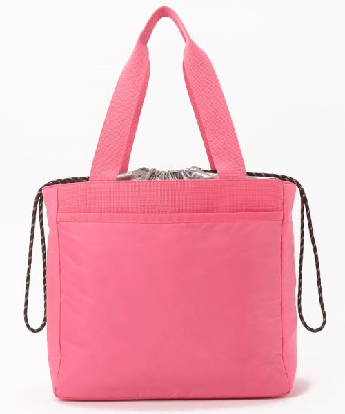 DRAWSTRING TOTEリップスティックピンクC DRAWSTRING