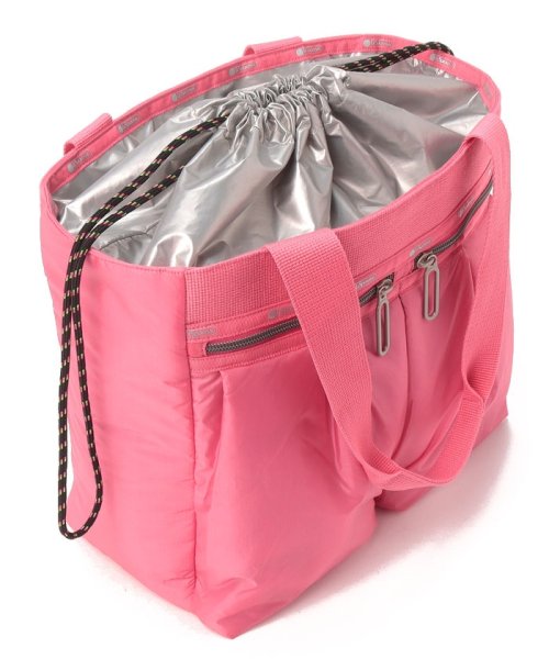 DRAWSTRING TOTEリップスティックピンクC DRAWSTRING