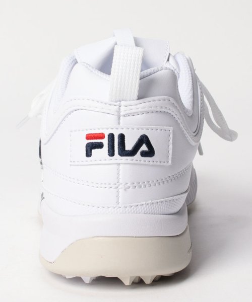 FILA（Shoes）(フィラ（シューズ）)/DISRUPTOR 2 GOLF SCRIPT/ ディスラプター2 ゴルフ スクリプト  スパイクレス 軽量  / ホワイト/img02