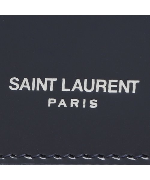 SAINT LAURENT(サンローランパリ)/サンローランパリ カードケース フラグメントケース コインケース ネイビー メンズ SAINT LAURENT PARIS 609362 BMIIE 4150/img07