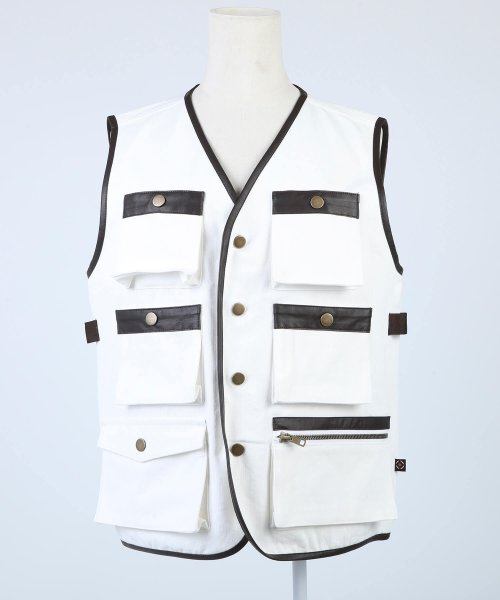 S'more(スモア)/【 S'more 】6POCKETS COTTON 100% VEST/img06